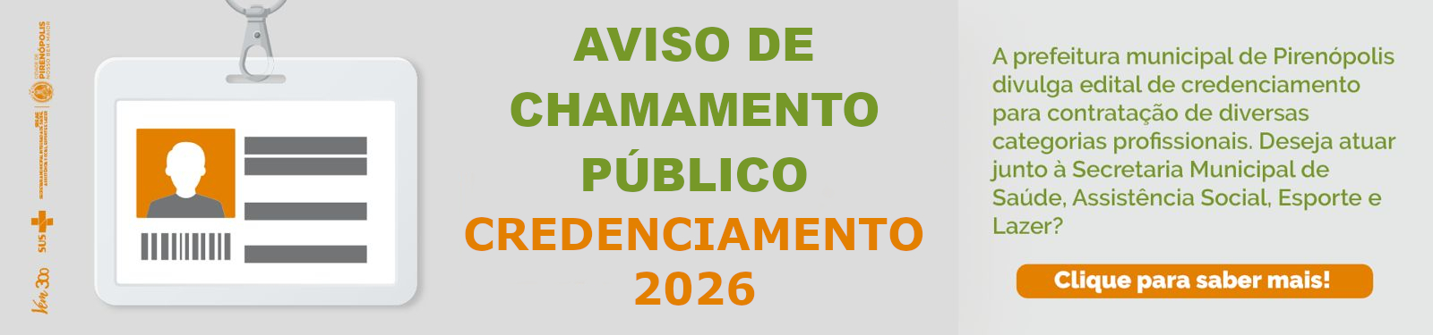 Credenciamento 2026